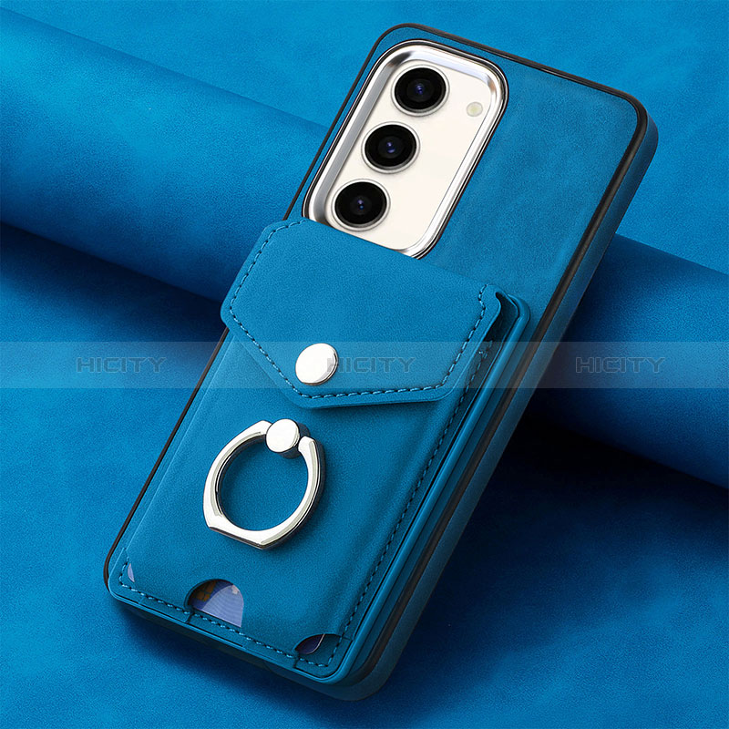 Custodia Silicone Morbida In Pelle Cover SD6 per Samsung Galaxy S22 5G