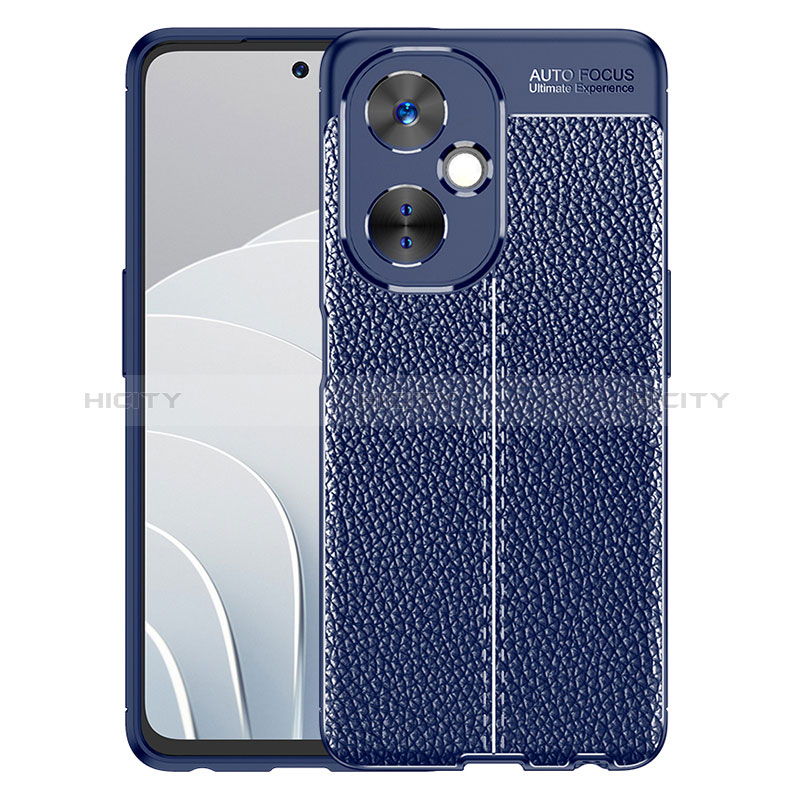 Custodia Silicone Morbida In Pelle Cover WL1 per OnePlus Nord CE 3 Lite 5G Blu