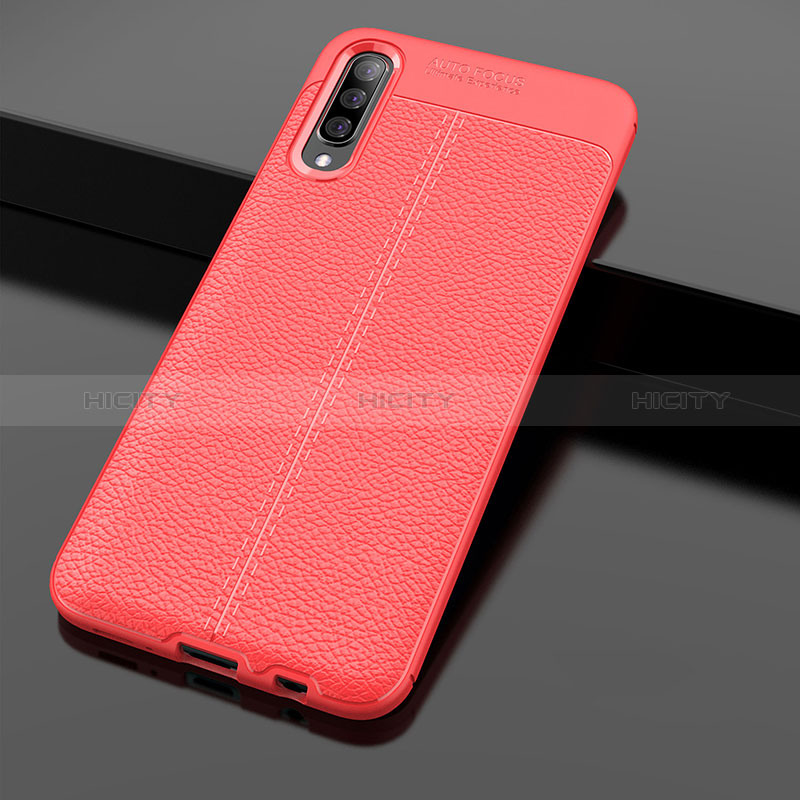 Custodia Silicone Morbida In Pelle Cover WL1 per Samsung Galaxy A70