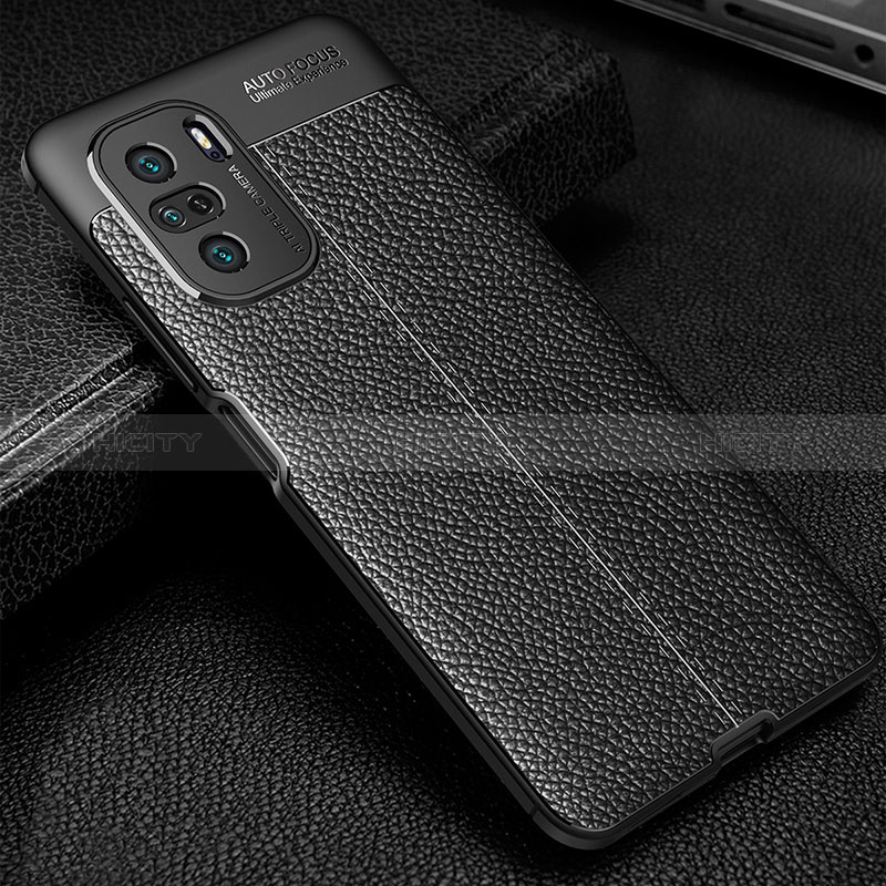 Custodia Silicone Morbida In Pelle Cover WL1 per Xiaomi Mi 11X 5G Nero