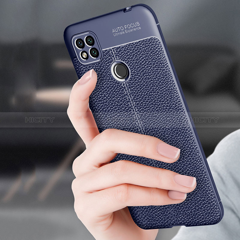 Custodia Silicone Morbida In Pelle Cover WL1 per Xiaomi Redmi 9 India