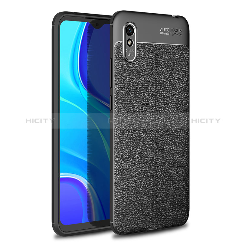 Custodia Silicone Morbida In Pelle Cover WL1 per Xiaomi Redmi 9AT