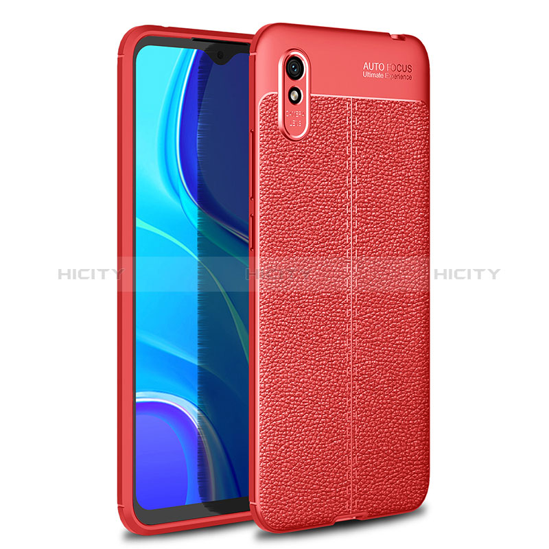 Custodia Silicone Morbida In Pelle Cover WL1 per Xiaomi Redmi 9AT