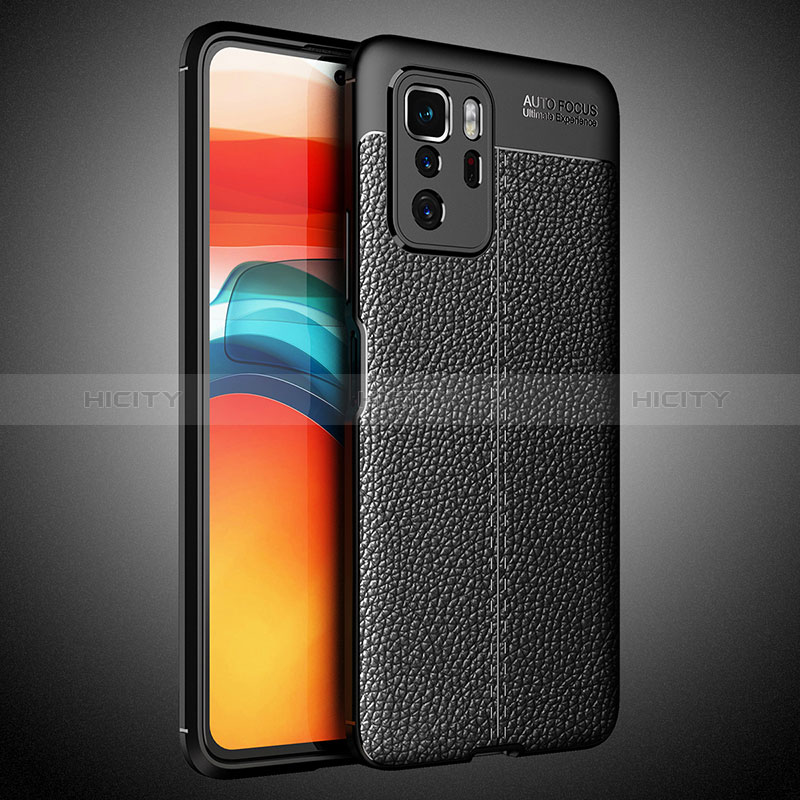 Custodia Silicone Morbida In Pelle Cover WL1 per Xiaomi Redmi Note 10 Pro 5G