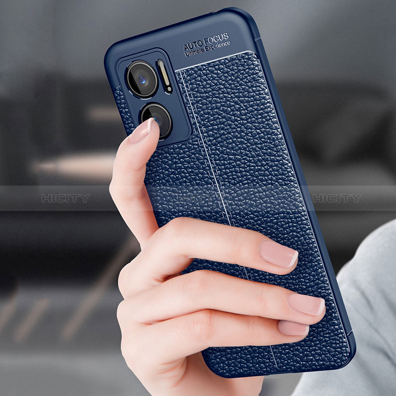 Custodia Silicone Morbida In Pelle Cover WL1 per Xiaomi Redmi Note 11E 5G