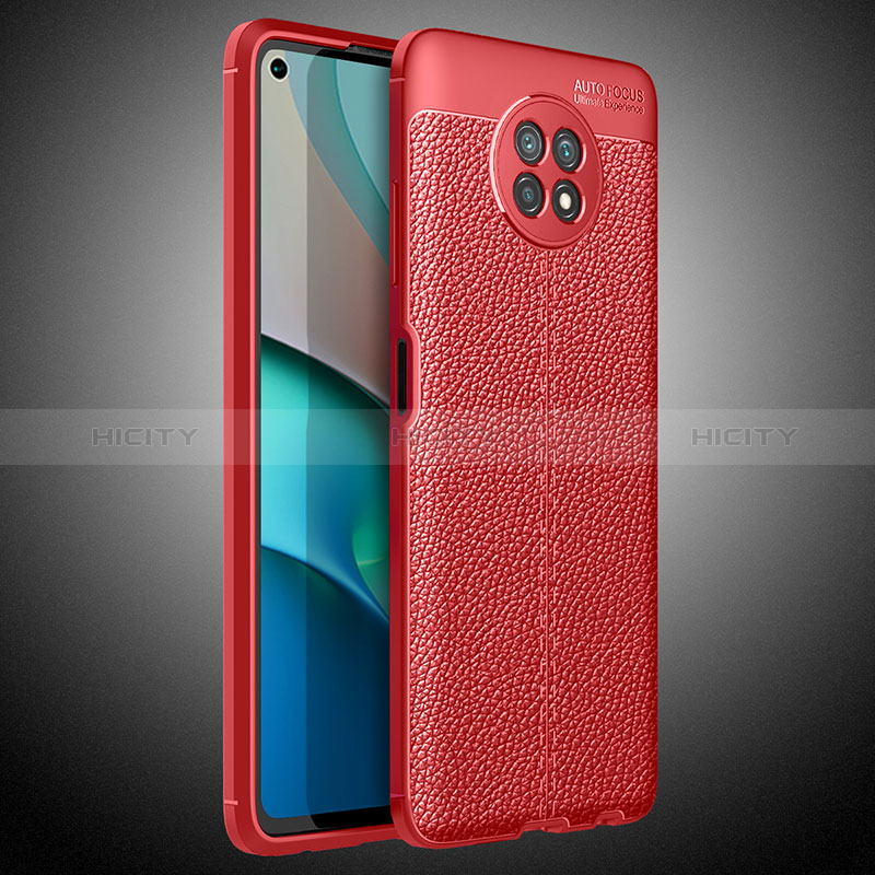 Custodia Silicone Morbida In Pelle Cover WL1 per Xiaomi Redmi Note 9 5G