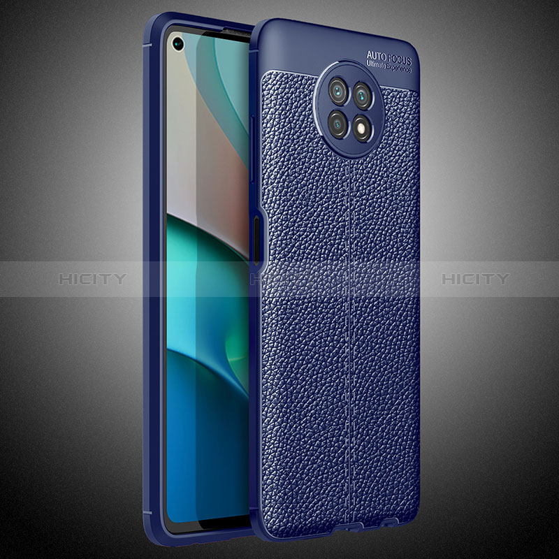 Custodia Silicone Morbida In Pelle Cover WL1 per Xiaomi Redmi Note 9 5G