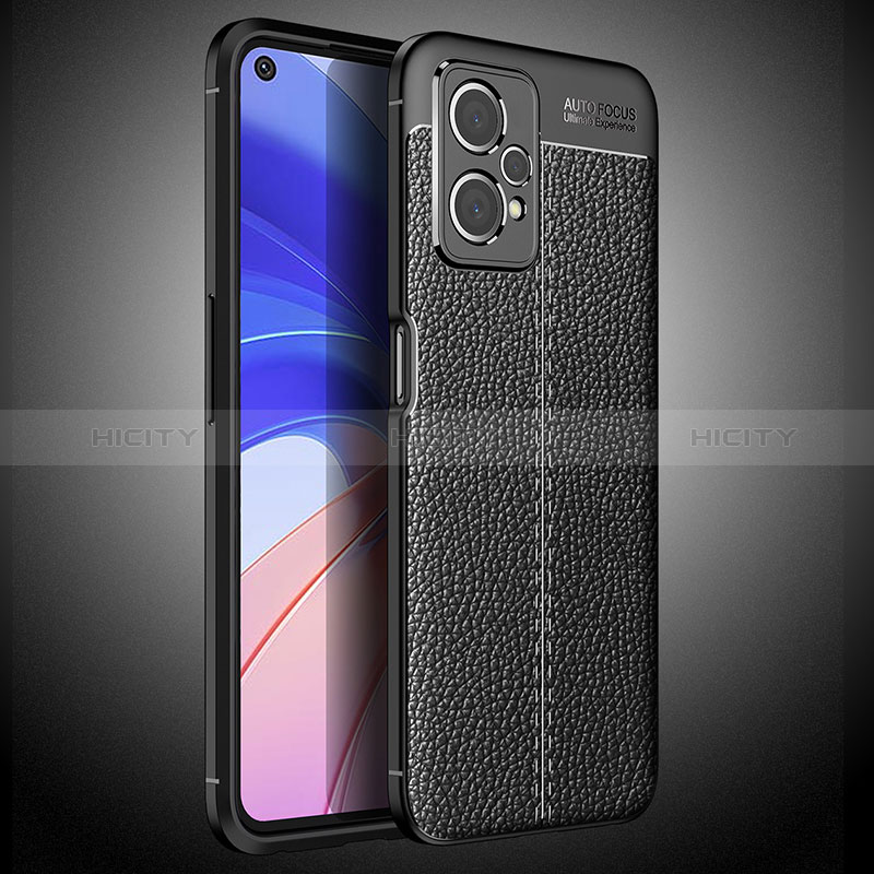 Custodia Silicone Morbida In Pelle Cover WL2 per Realme 9 Pro 5G Nero