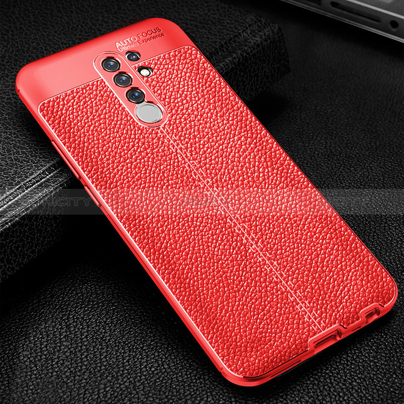 Custodia Silicone Morbida In Pelle Cover WL2 per Xiaomi Poco M2