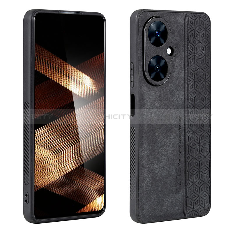 Custodia Silicone Morbida In Pelle Cover YZ1 per Huawei Nova 11i Nero