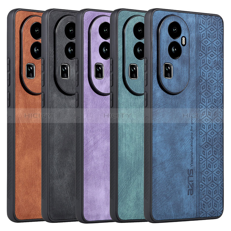 Custodia Silicone Morbida In Pelle Cover YZ1 per Oppo Reno10 Pro+ Plus 5G