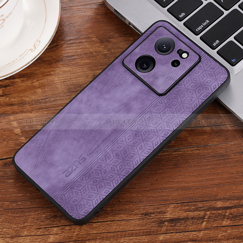 Custodia Silicone Morbida In Pelle Cover YZ2 per Xiaomi Mi 13T 5G Lavanda