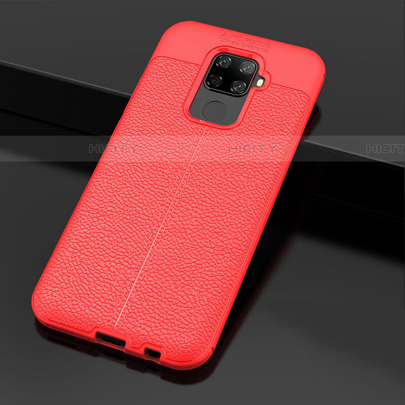 Custodia Silicone Morbida In Pelle Cover Z01 per Huawei Mate 30 Lite Rosso