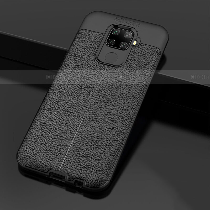 Custodia Silicone Morbida In Pelle Cover Z01 per Huawei Nova 5z Nero