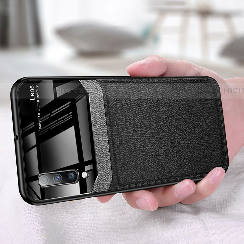Custodia Silicone Morbida In Pelle Cover Z01 per Samsung Galaxy A90 5G