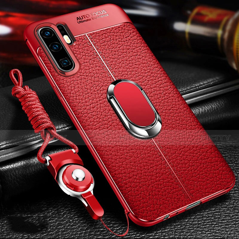 Custodia Silicone Morbida In Pelle Cover Z02 per Huawei P30 Pro