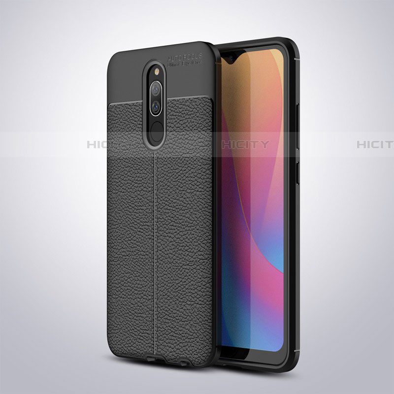 Custodia Silicone Morbida In Pelle per Xiaomi Redmi 8 Nero