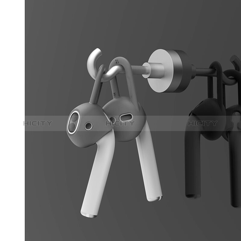 Custodia Silicone Morbida Lucido per Apple AirPods Grigio