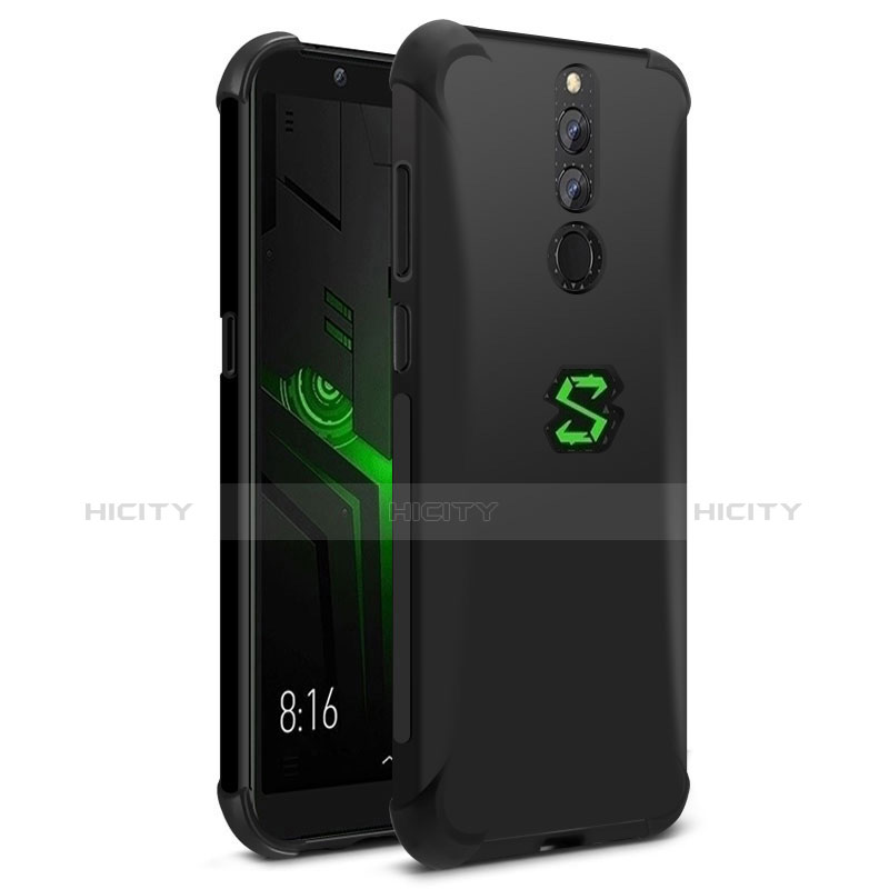 Custodia Silicone Morbida Lucido per Xiaomi Black Shark Helo Nero