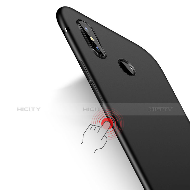 Custodia Silicone Morbida Lucido per Xiaomi Mi A2 Nero