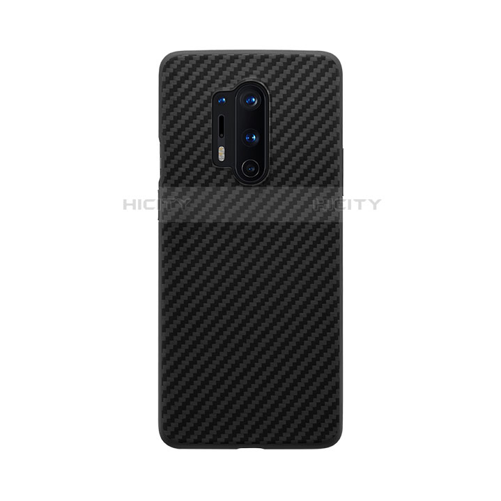 Custodia Silicone Morbida Spigato B02 per OnePlus 8 Pro Nero