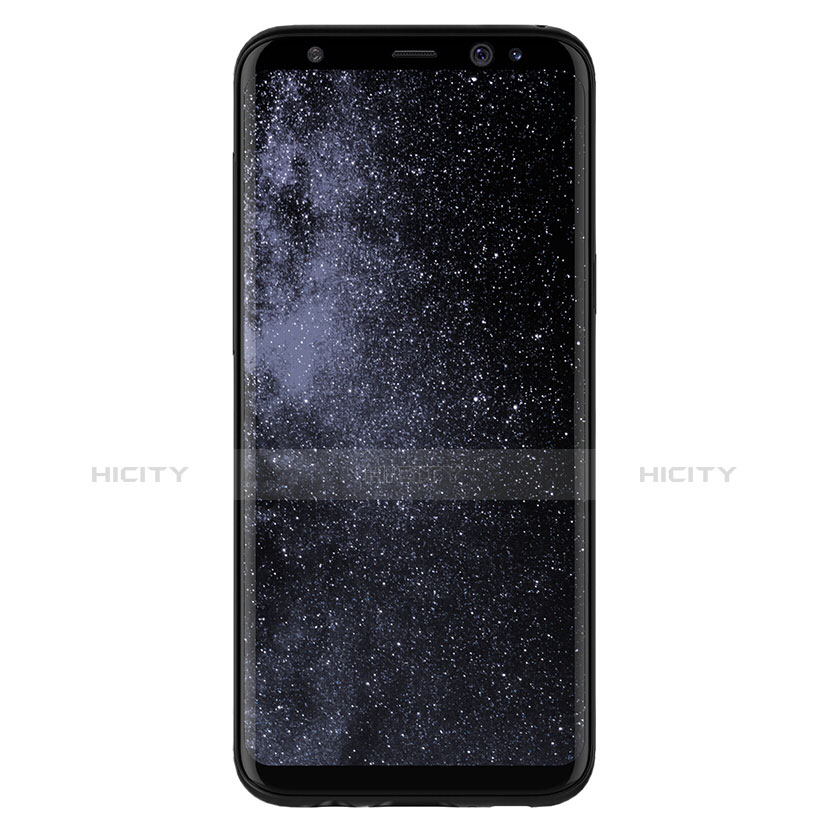 Custodia Silicone Morbida Spigato B02 per Samsung Galaxy S8 Nero