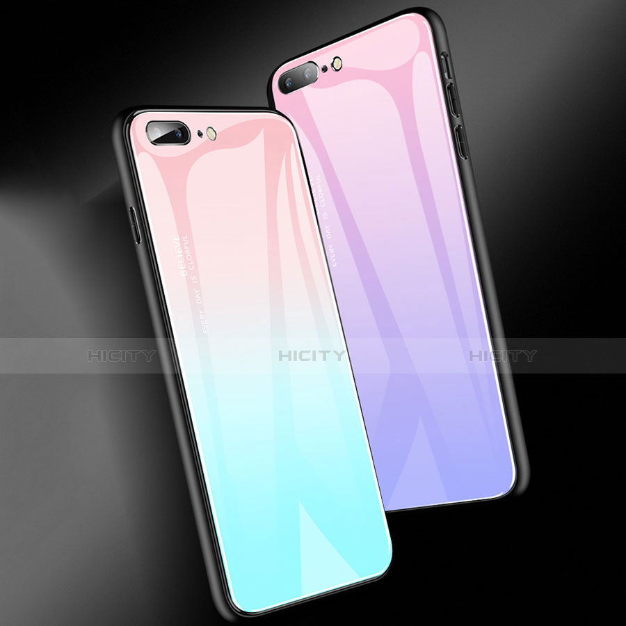 Custodia Silicone Specchio Laterale Cover A01 per Apple iPhone 7 Plus