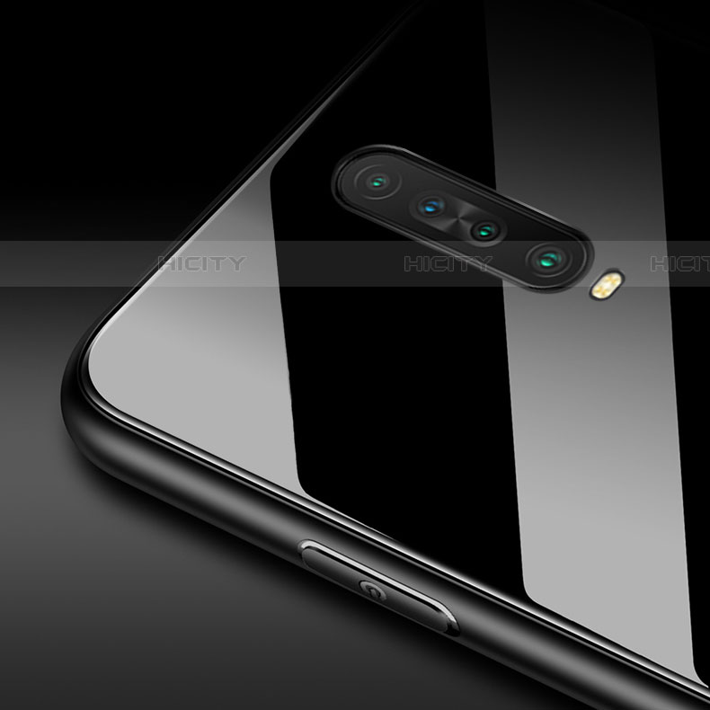 Custodia Silicone Specchio Laterale Cover con Magnetico Anello Supporto per Xiaomi Redmi K30i 5G