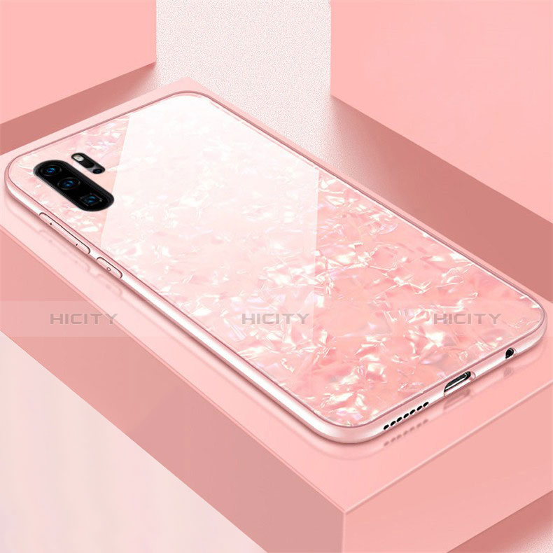 Custodia Silicone Specchio Laterale Cover M01 per Huawei P30 Pro New Edition