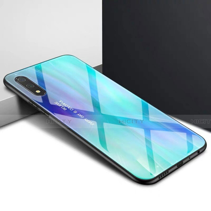 Custodia Silicone Specchio Laterale Cover M01 per Huawei Y9 Prime (2019)