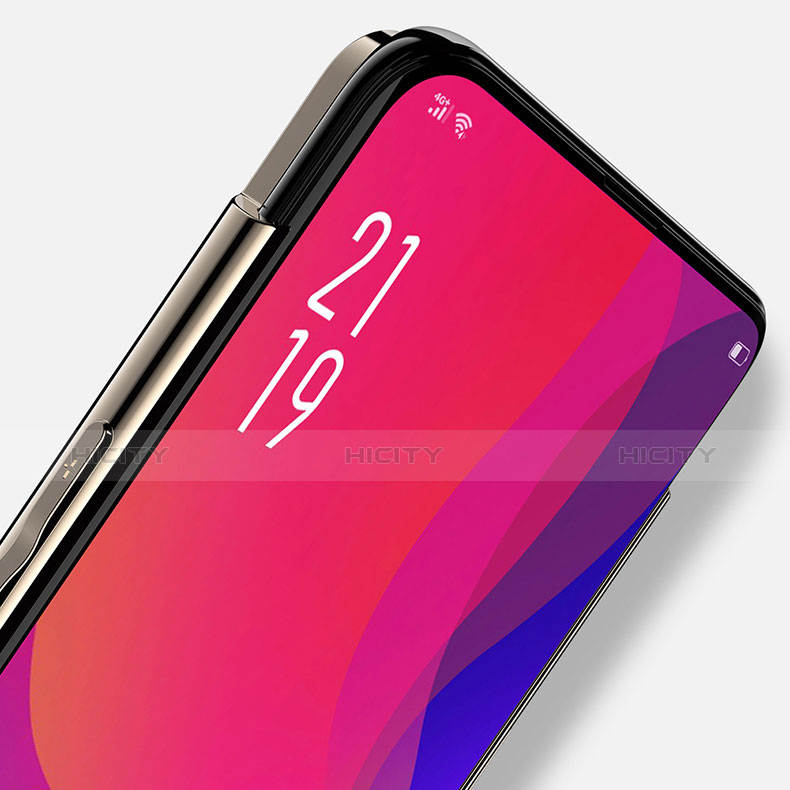 Custodia Silicone Specchio Laterale Cover M01 per Oppo Find X