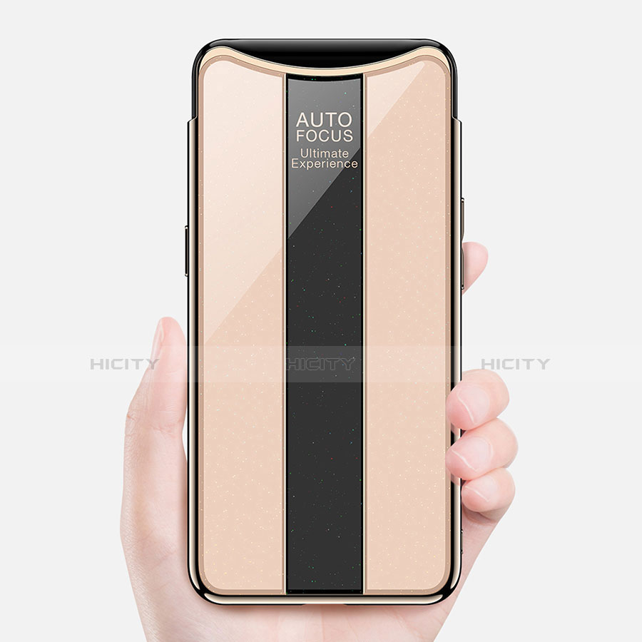 Custodia Silicone Specchio Laterale Cover M01 per Oppo Find X