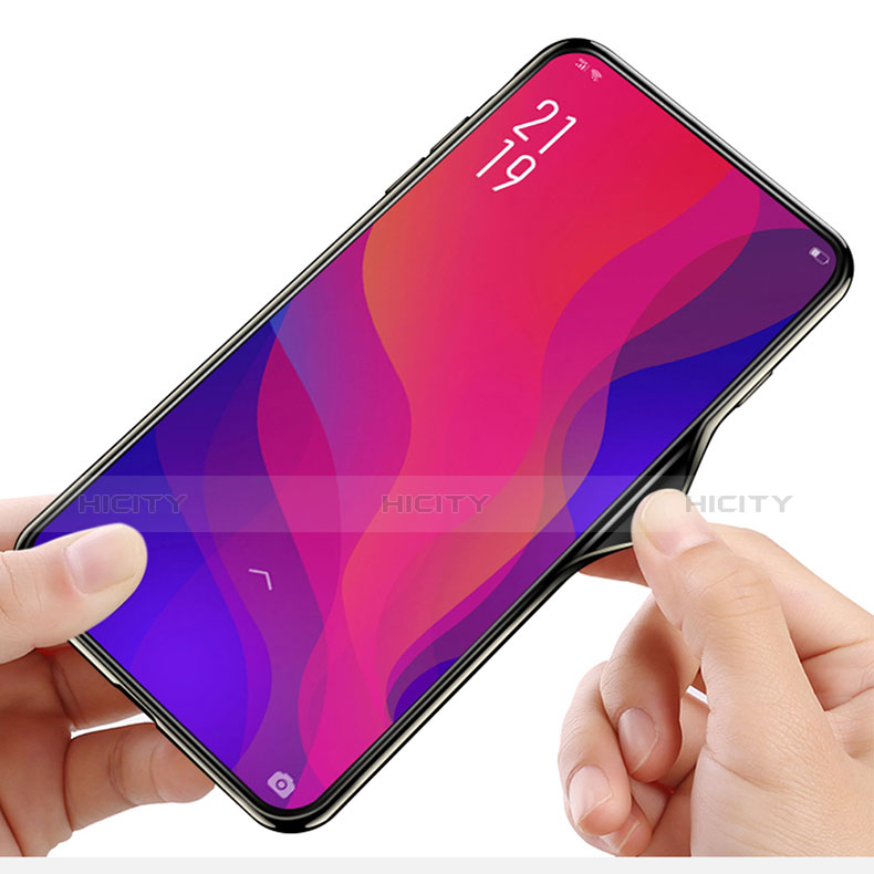 Custodia Silicone Specchio Laterale Cover M01 per Oppo Find X Super Flash Edition