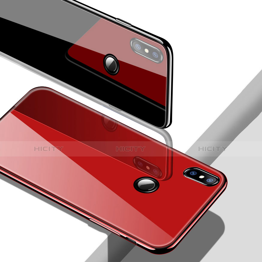 Custodia Silicone Specchio Laterale Cover M01 per Xiaomi Mi 8