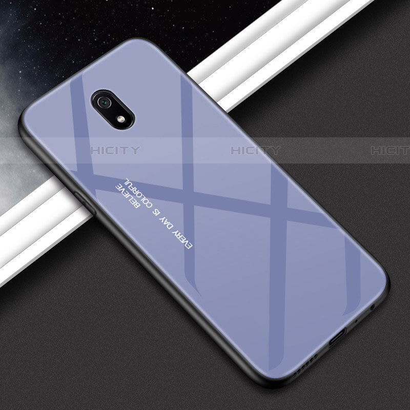 Custodia Silicone Specchio Laterale Cover M01 per Xiaomi Redmi 8A