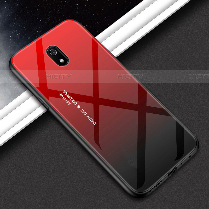 Custodia Silicone Specchio Laterale Cover M01 per Xiaomi Redmi 8A