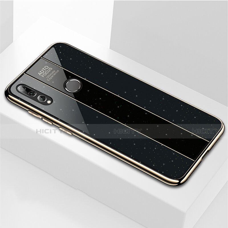 Custodia Silicone Specchio Laterale Cover M02 per Huawei P Smart+ Plus (2019) Nero