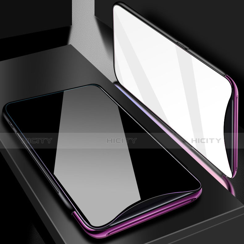 Custodia Silicone Specchio Laterale Cover M02 per Oppo Find X