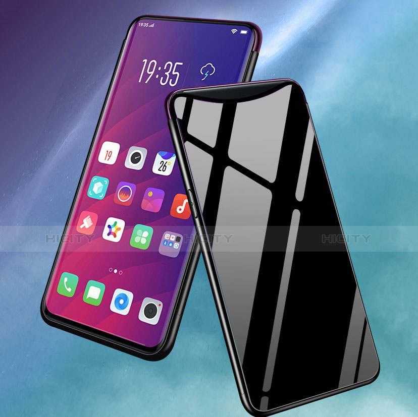 Custodia Silicone Specchio Laterale Cover M02 per Oppo Find X Super Flash Edition