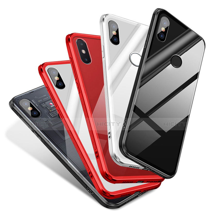 Custodia Silicone Specchio Laterale Cover M02 per Xiaomi Mi 8