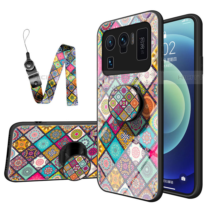 Custodia Silicone Specchio Laterale Cover M03 per Xiaomi Mi 11 Ultra 5G Multicolore