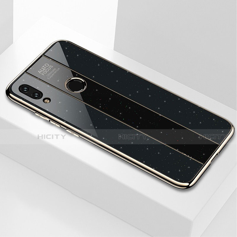 Custodia Silicone Specchio Laterale Cover M03 per Xiaomi Redmi Note 7 Pro Nero