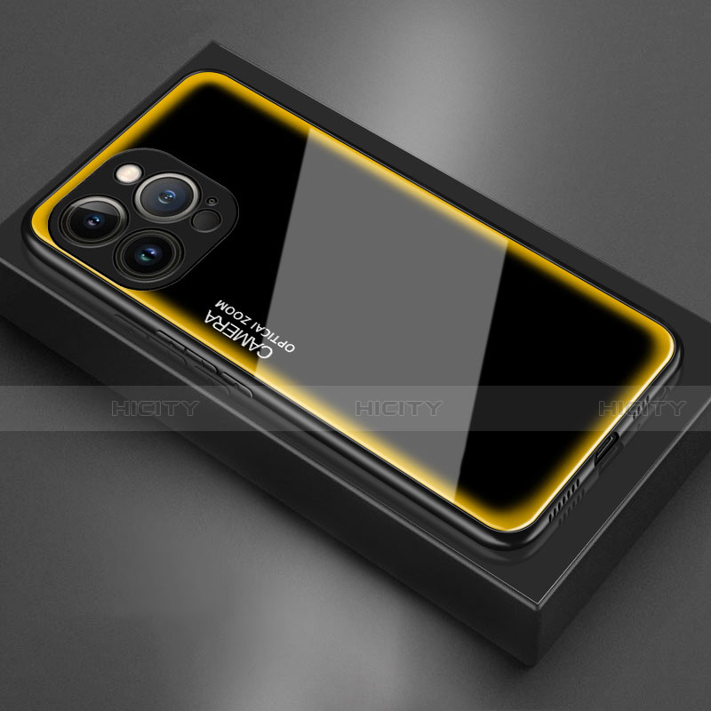 Custodia Silicone Specchio Laterale Cover per Apple iPhone 14 Pro