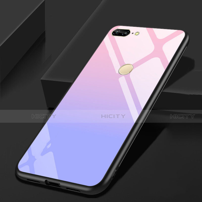 Custodia Silicone Specchio Laterale Cover per Huawei Honor 9 Lite Viola