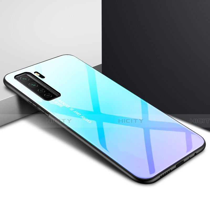 Custodia Silicone Specchio Laterale Cover per Huawei Nova 7 SE 5G