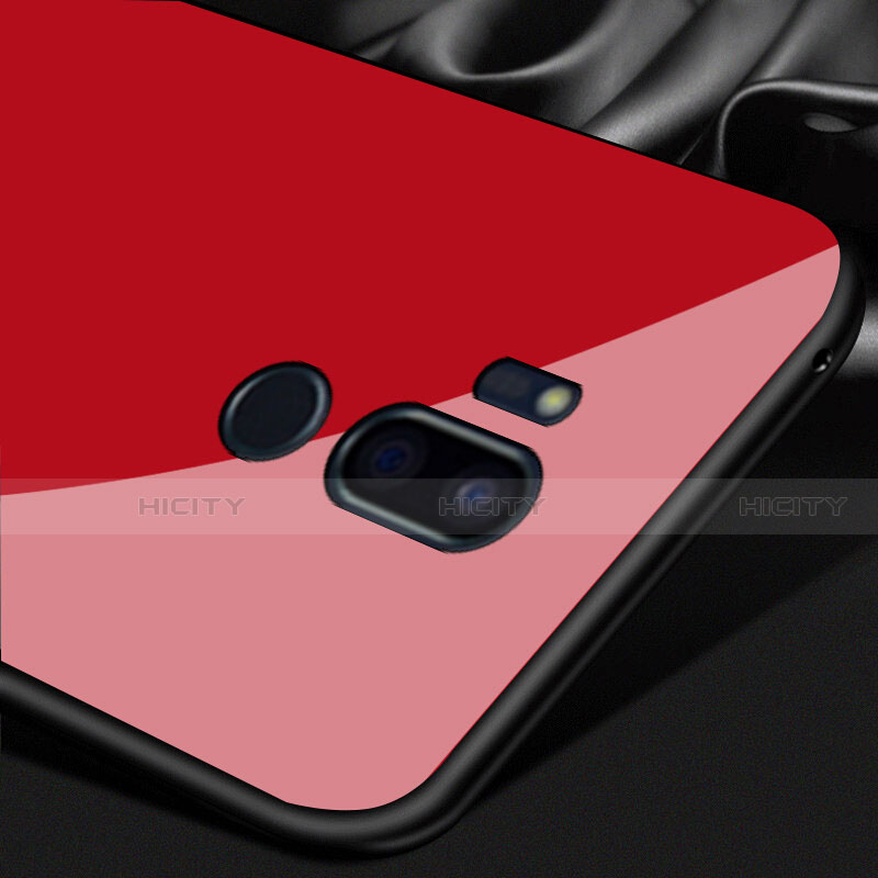 Custodia Silicone Specchio Laterale Cover per LG G7