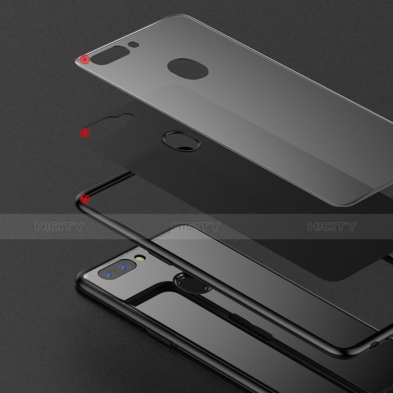 Custodia Silicone Specchio Laterale Cover per OnePlus 5T A5010