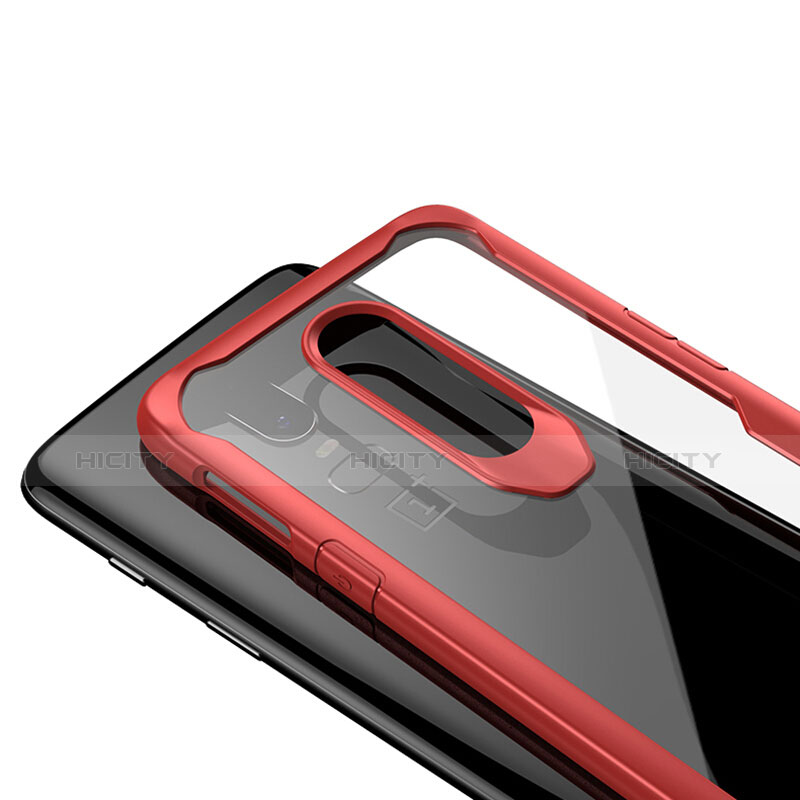 Custodia Silicone Specchio Laterale Cover per OnePlus 6