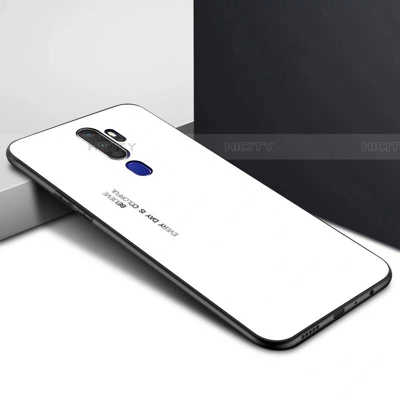 Custodia Silicone Specchio Laterale Cover per Oppo A9 (2020)