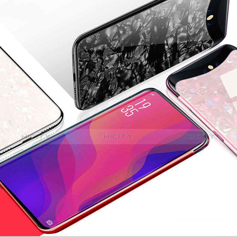 Custodia Silicone Specchio Laterale Cover per Oppo Find X Super Flash Edition